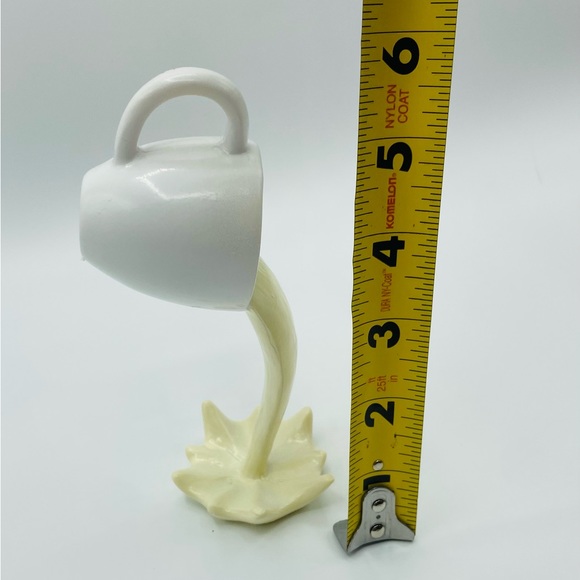 Floating Coffee Cup Mug Spilled Milk for Tiered Tray - New in Box! - Picture 6 of 7